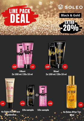 Line Pack Soleo Black&Gold  x1pcs