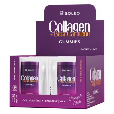 Soleo Collagen Gummies Sachet Box 2 x 30pcs