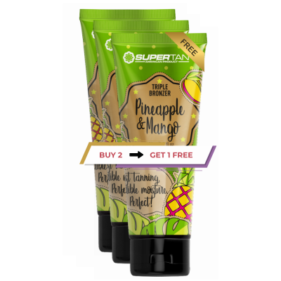 OUTLET OFFER SuperTan Pineapple&Mango 150ml 2 + 1 FREE
