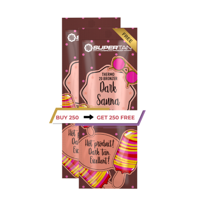 OUTLET OFFER SuperTan Dark Sauna 15ml 250 + 250 FREE